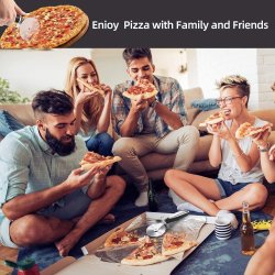 ⭐ Cortador Circular de Pizza en acero Inoxidable, corta y porciona fácil