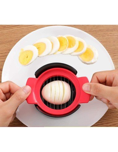 ⭐ Cortador 3en1 Huevo Duro Tajador tipo Cheff Easy Cook