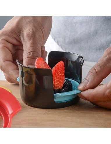 ⭐ Cortador 3en1 Huevo Duro Tajador tipo Cheff Easy Cook