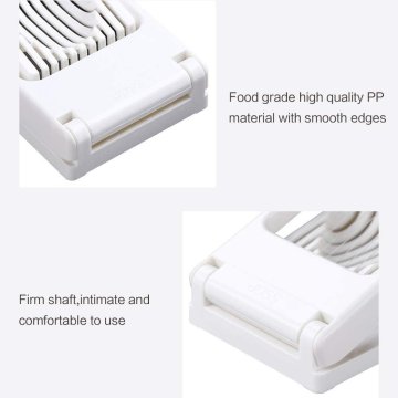 ⭐ Rebanador Egg Slicer Cortador de Huevo Duro 2 en 1 Rodajas y Porciones