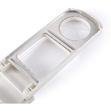 ⭐ Rebanador Egg Slicer Cortador de Huevo Duro 2 en 1 Rodajas y Porciones