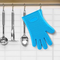 Guantes de Silicona BBQ Termo Resistente Calor Horno