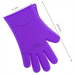Guantes de Silicona BBQ Termo Resistente Calor Horno
