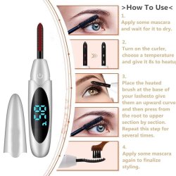 ⭐ Rizador Eléctrico Pestañas Profesional enchurcador rulos