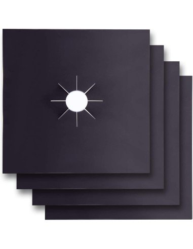 ⭐ Setx4 láminas Antiadherentes fogones Estufa Reutilizables