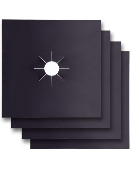 ⭐ Setx4 láminas Antiadherentes fogones Estufa Reutilizables ⭐ Setx4 láminas Antiadherentes fogones Estufa Reutilizables