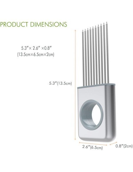 ⭐ Sujetador Trincho Para Rebanar Cebolla Holder Slicer ⭐ Sujetador Trincho Para Rebanar Cebolla Holder Slicer
