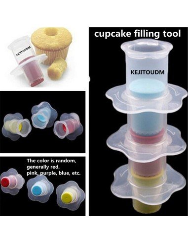 ⭐Setx2 Sacabocados Cupcakes Rellenos en Repostería