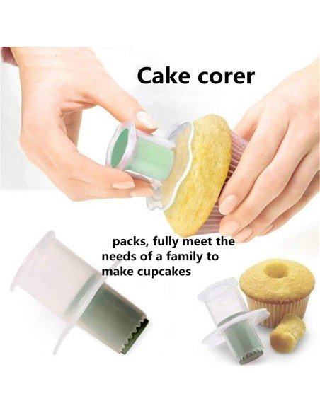 ⭐Setx2 Sacabocados Cupcakes Rellenos en Repostería