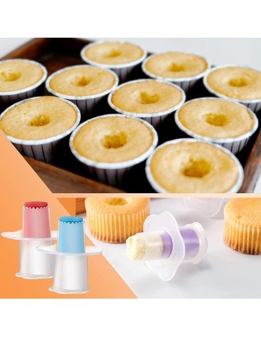 ⭐ Setx4 Sacabocados para Cupcakes descorazonadores
