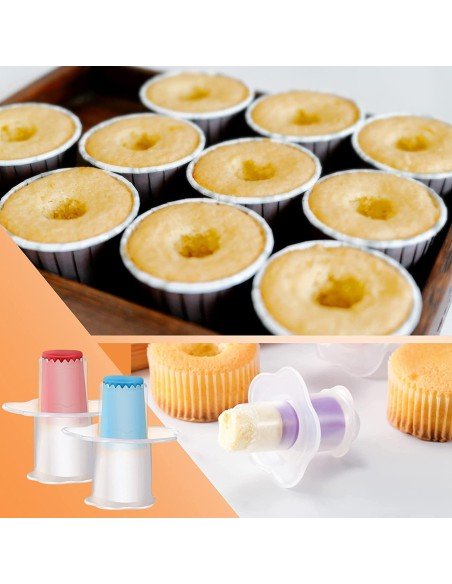 ⭐ Setx4 Sacabocados para Cupcakes descorazonadores