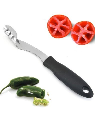 ⭐ Removedor de semillas pimientos tomates pepinos