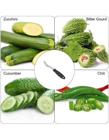 ⭐ Removedor de semillas pimientos tomates pepinos