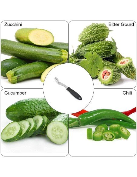 ⭐ Removedor de semillas pimientos tomates pepinos ⭐ Removedor de semillas pimientos tomates pepinos