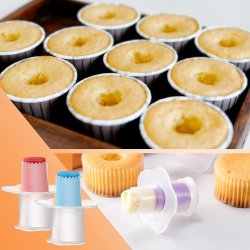 ⭐ Setx10 Sacabocados para Cupcakes descorazonadores