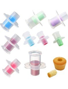 ⭐ Setx10 Sacabocados para Cupcakes descorazonadores