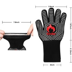 ⭐ Guantes BBQ Hornear Silicona Termo Resistente Calor