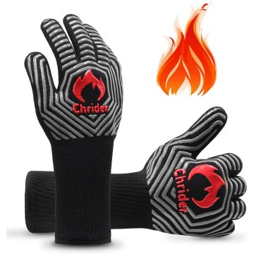 ⭐ Guantes BBQ Hornear Silicona Termo Resistente Calor