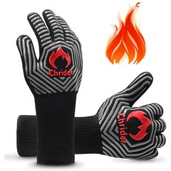 ⭐ Guantes BBQ Hornear Silicona Termo Resistente Calor