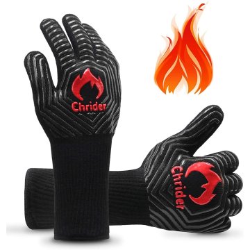 ⭐ Guantes BBQ Hornear Silicona Termo Resistente Calor