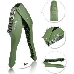 ⭐ Triturador Prensador Machacador Ajos Cocina Acero Inoxidable