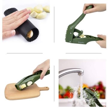 ⭐ Triturador Prensador Machacador Ajos Cocina Acero Inoxidable