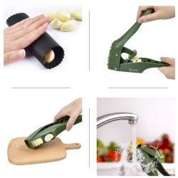 ⭐ Triturador Prensador Machacador Ajos Cocina Acero Inoxidable