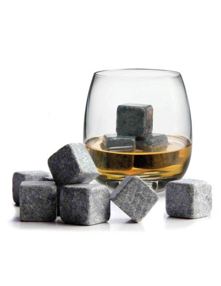 Set x9 Hielo de Roca Piedras térmicas para el Verdadero Whisky en las rocas