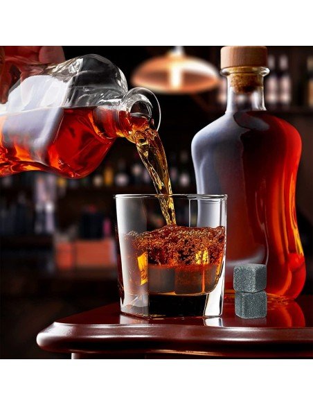 ⭐ Kit Regalo Whiskey Cubos de Roca Ice Base Pinza ⭐ Kit Regalo Whiskey Cubos de Roca Ice Base Pinza