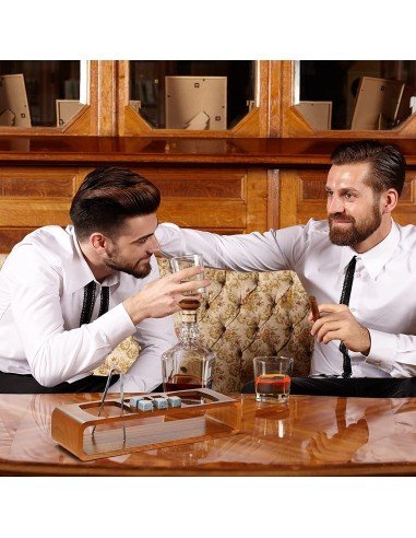 ⭐ Kit Regalo Whiskey Cubos de Roca Ice Base Pinza