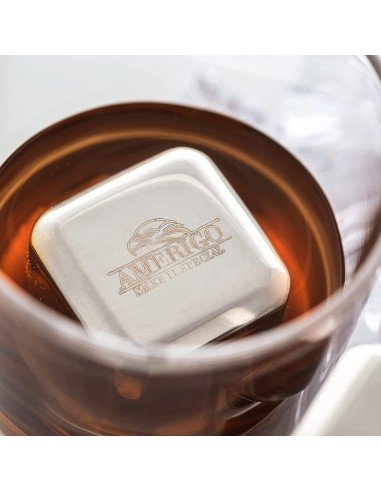 ⭐ Setx2 Cubos Hielo enfriar Whiskey Ice Rocks en Acero Inoxidable