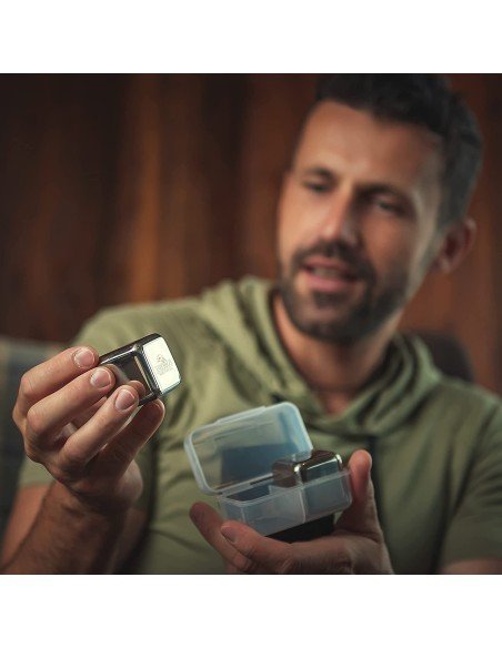 ⭐ Setx2 Cubos Hielo enfriar Whiskey Ice Rocks en Acero Inoxidable