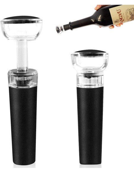 ⭐ Tapón al Vacío Botella Vino Tapa Hermética Reutilizable Bartender