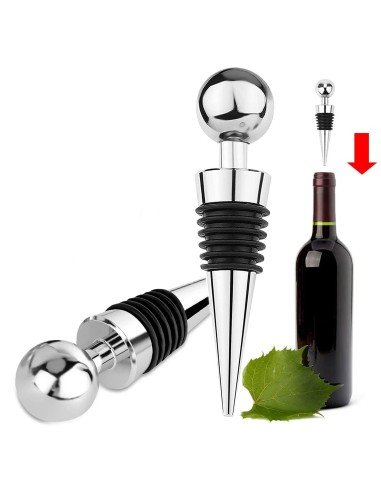 ⭐ Tapón al Vacío Botella Vino Tapa Hermética Reutilizable Bartender