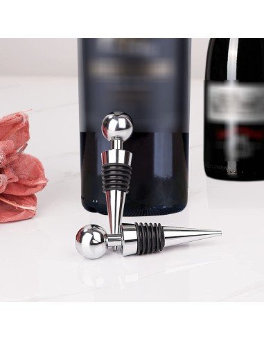 ⭐ Tapón al Vacío Botella Vino Tapa Hermética Reutilizable Bartender