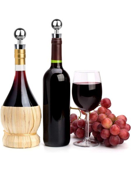 ⭐ Tapón al Vacío Botella Vino Tapa Hermética Reutilizable Bartender