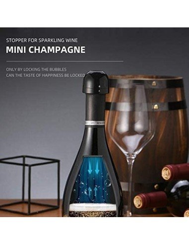 ⭐ Tapón al Vacío Botella Vino Tapa Hermética Reutilizable Bartender