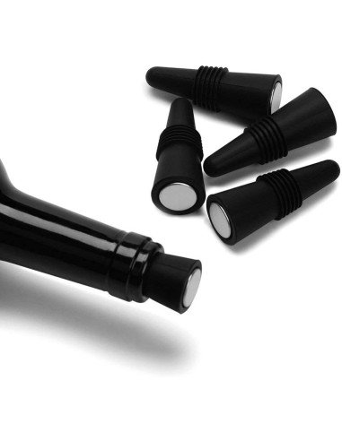 ⭐ Tapón al Vacío Botella Vino Tapa Hermética Reutilizable Bartender