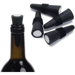 ⭐ Tapón al Vacío Botella Vino Tapa Hermética Reutilizable Bartender