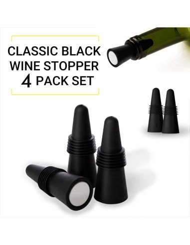 ⭐ Tapón al Vacío Botella Vino Tapa Hermética Reutilizable Bartender