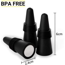 ⭐ Tapón al Vacío Botella Vino Tapa Hermética Reutilizable Bartender