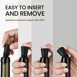 ⭐ Tapón al Vacío Botella Vino Tapa Hermética Reutilizable Bartender