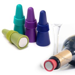 ⭐ Tapón al Vacío Botella Vino Tapa Hermética Reutilizable Bartender
