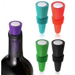 ⭐ Tapón al Vacío Botella Vino Tapa Hermética Reutilizable Bartender