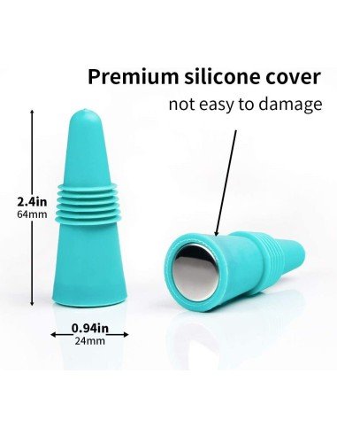 ⭐ Tapón al Vacío Botella Vino Tapa Hermética Reutilizable Bartender