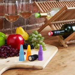 ⭐ Tapón al Vacío Botella Vino Tapa Hermética Reutilizable Bartender