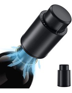 ⭐ Tapón al Vacío Botella Vino Tapa Hermética Reutilizable Bartender