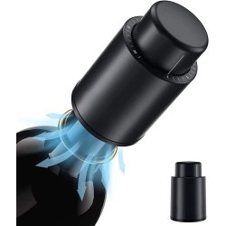 ⭐ Tapón al Vacío Botella Vino Tapa Hermética Reutilizable Bartender