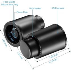 ⭐ Tapón al Vacío Botella Vino Tapa Hermética Reutilizable Bartender