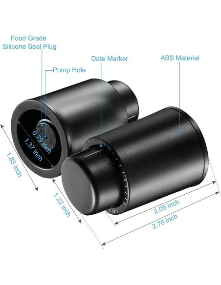 ⭐ Tapón al Vacío Botella Vino Tapa Hermética Reutilizable Bartender ⭐ Tapón al Vacío Botella Vino Tapa Hermética Reutilizable Bartender